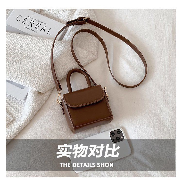 Túi Đeo Chéo mini Hình Vuông Màu Sắc Xinh Xắn Phong Cách Hàn Quốc Thời Trang Cho Nữ