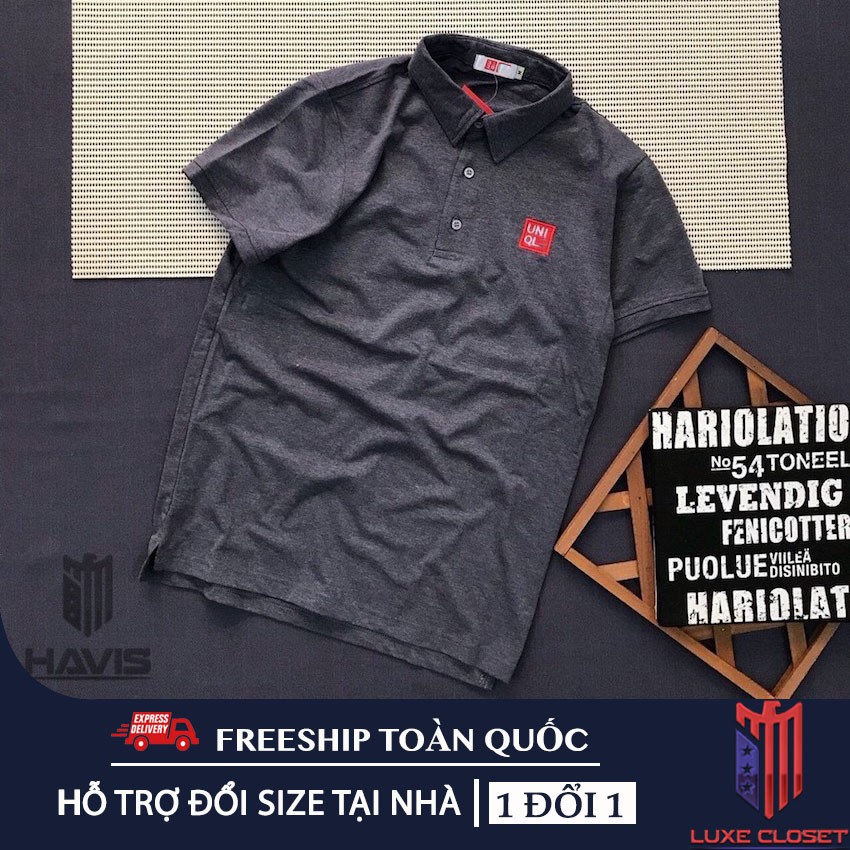 Áo thun nam cổ bẻ Havis hàng xuất khẩu chất lượng tốt  - Thời Trang Havis - ASTD002