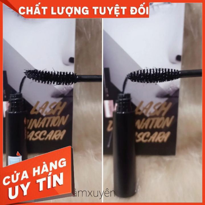Mascara Làm Cong Và Dài Mi Vacosi VM09 Natural Lash Domination Mascara 10ML  thiết kế 2 đầu độc đáo, lâu trôi