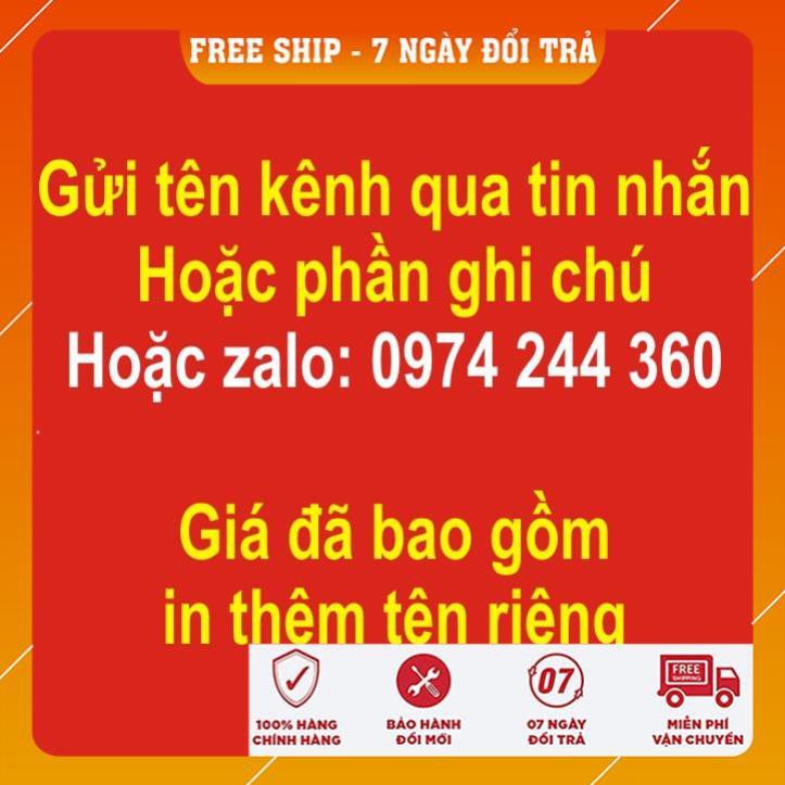 [FreeShip]  áo thun youtube màu đen cao cấp,bao đổi trả,in tên riêng, phông