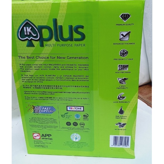 Giấy A4 IK Plus