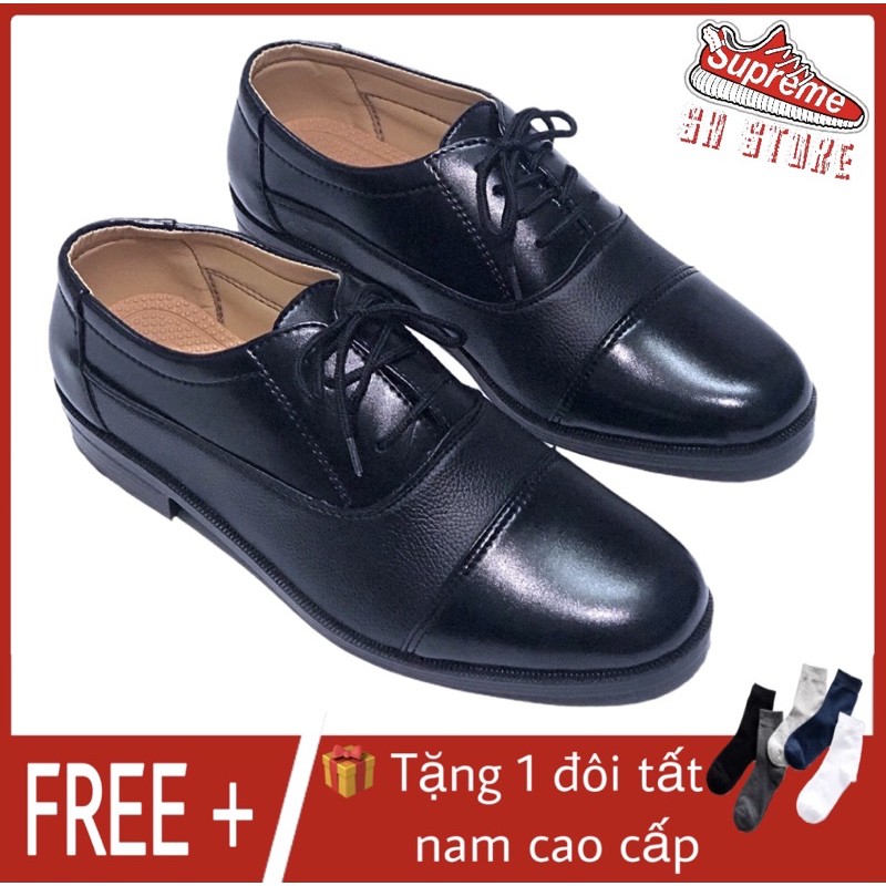 (CÓ SIZE TO)Giầy tây nam công sở của CA cột dây SƠN HÀ - Tặng Vớ