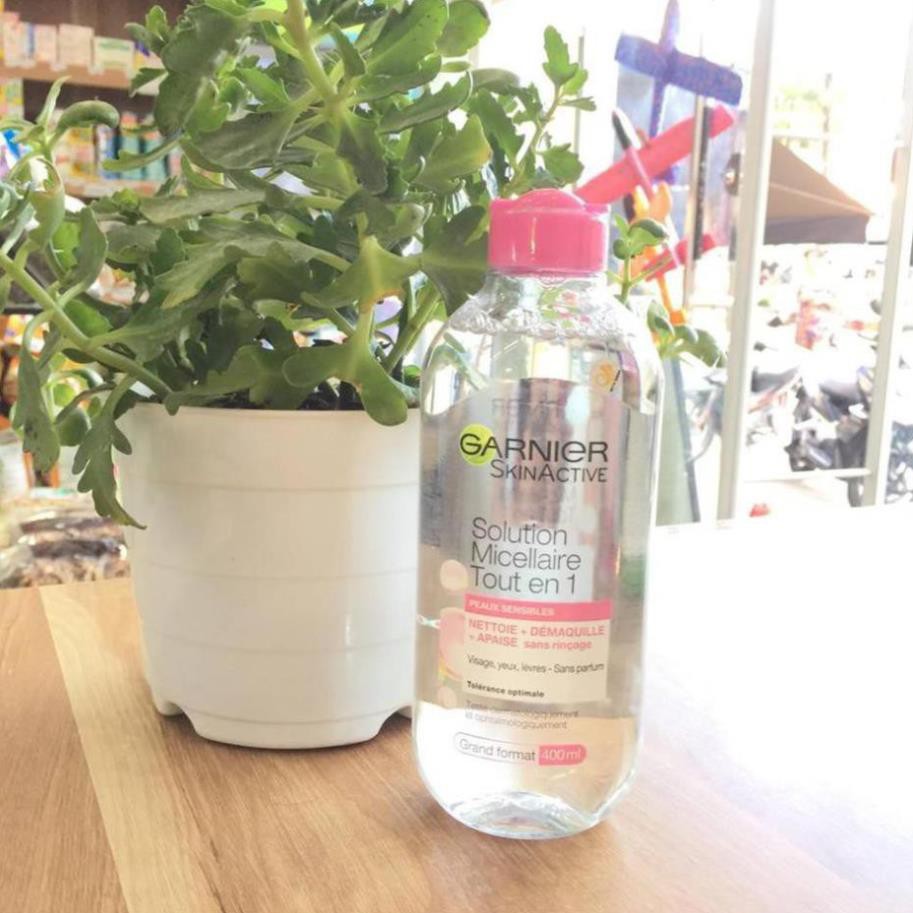 Nước tẩy trang garnier pháp 400ml nắp hồng nhạt | BigBuy360 - bigbuy360.vn
