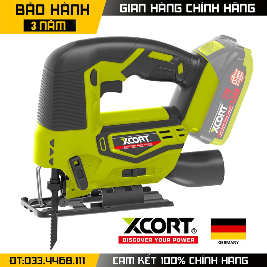 Máy cưa lọng pin XCORT dùng pin 20V MAX Tặng kèm túi đựng dụng cụ XCORT
