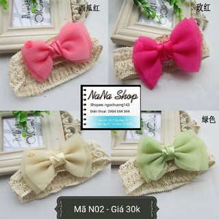 Băng đô / Nơ cài tóc cho bé yêu B08