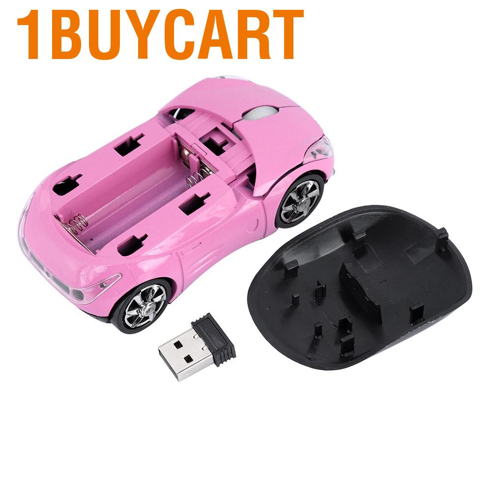 1buycart 2.4GHz Wireless Mouse USB Optical 1600DPI Mice for Tablet Laptop Computer PC MBS