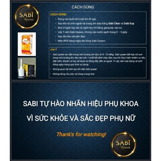 Bộ đặt phụ khoa SABI QUEEN NCT3
