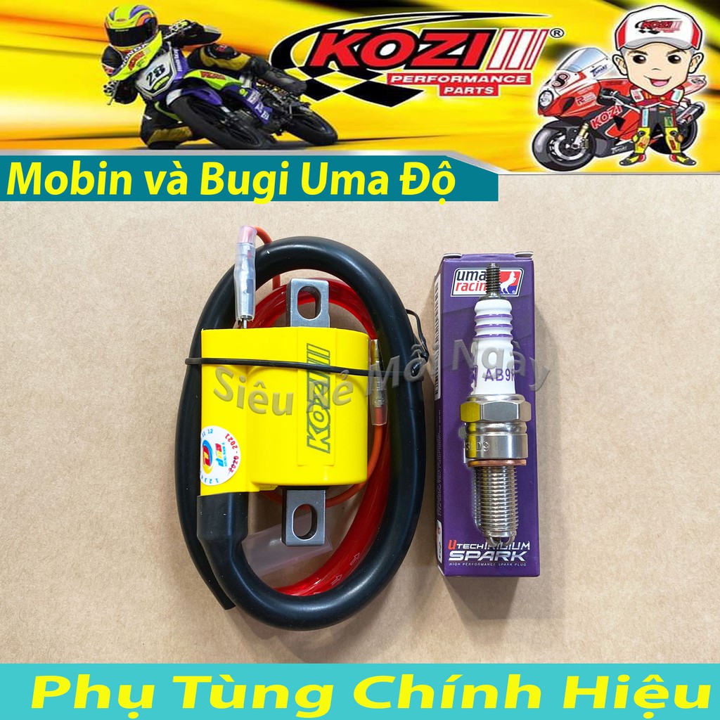 Mobin Sườn và Bugi Uma Độ Cho Xe Wave S, RSX, Wave RS, Future 125, Exciter 135cc - Malaysia