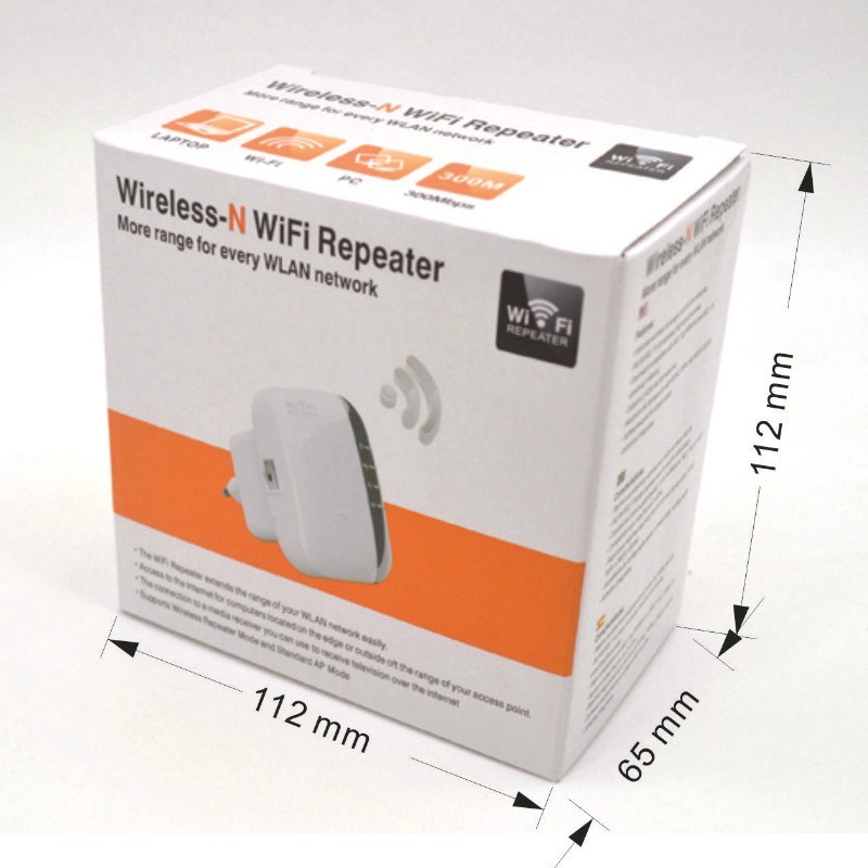 Thiết bị lặp sóng Wifi không dây 300Mbps 802.11N/B/G | BigBuy360 - bigbuy360.vn