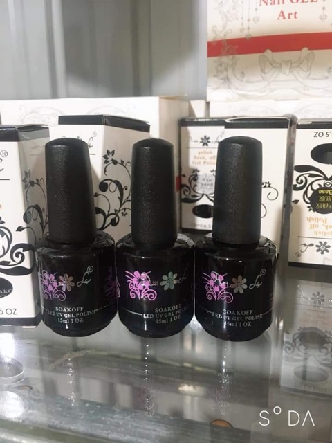 Cặp base top gellish đen - LanChiNail