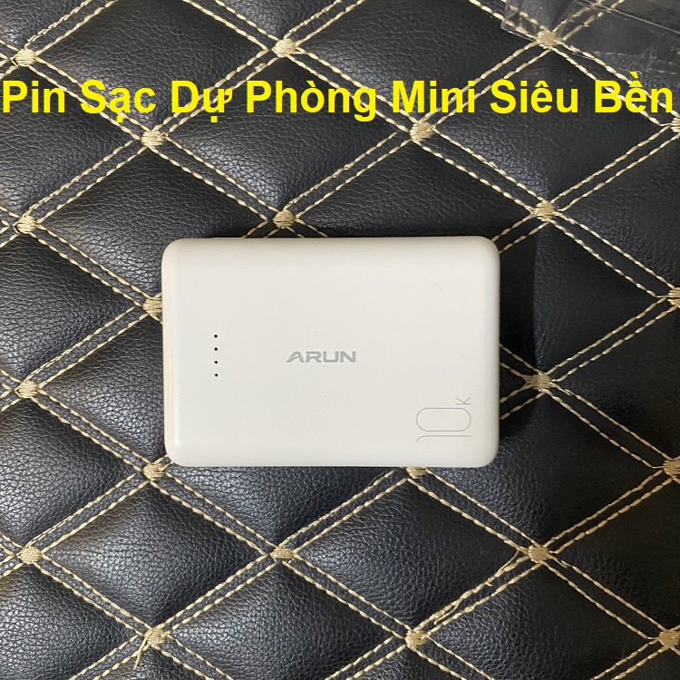 Pin Sạc Dự Phòng Chính Hãng Arun, CK10 - 10000MAh Sạc Nhanh 3.0A - Siêu Bền Tiện Dụng - Thiết Kế Thời Trang Chắc Chắn