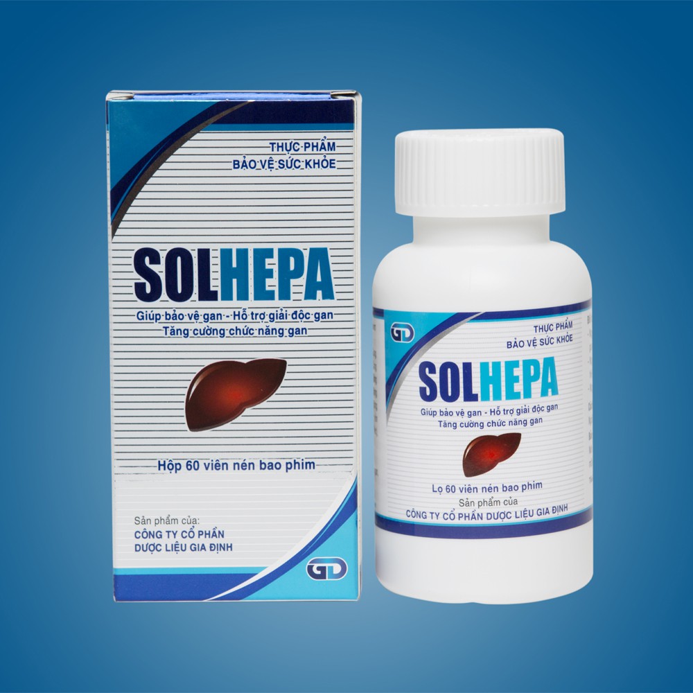 Solhepa – Hỗ trợ điều trị viêm gan, tăng cường chức năng gan và giải độc gan (60 viên)
