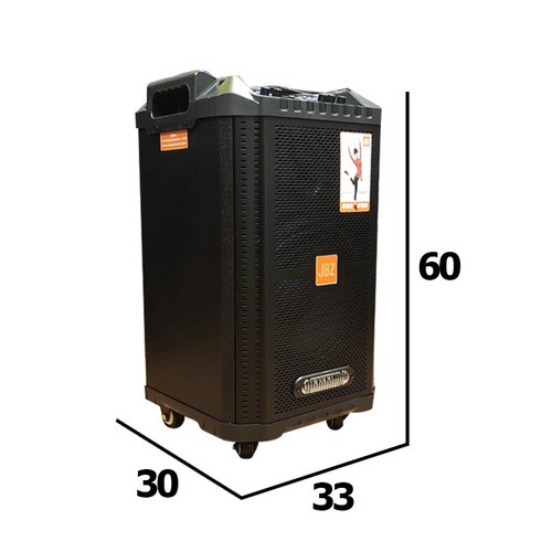 Loa kéo di động JBZ JB+1006, kèm 2 Micro Võ nhôm