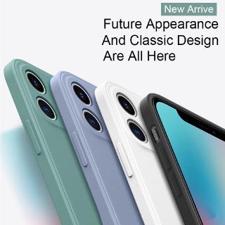 Ready For iPhone 7 Plus 8 Plus Soft Case Luxury  Square Liquid Silicone Phone Cover