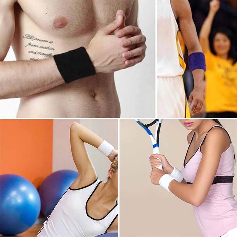 Băng đeo bảo vệ cổ tay khi chơi thể thao nhiều màu sắc tùy chọn