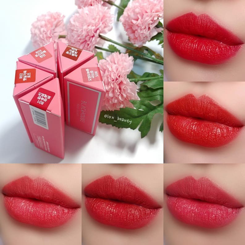 [Hot New ] Son Thỏi Siêu Mịn, Siêu Lì Black Rouge Rose Velvet Lipstick