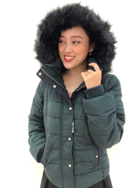 ÁO KHOÁC NỮ , ÁO PHAO NỮ MŨ LÔNG HÀNG SUẤT HÀN CỰC CHẤT LƯỢNG | BigBuy360 - bigbuy360.vn