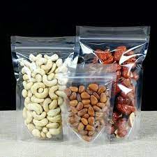 1KG TÚI ZIP 2 MẶT TRONG ĐÁY ĐỨNG ĐỦ SIZE, túi zíp trong suốt PE đựng thực phẩm, hạt khô, hamster, bảo quản thực phẩm