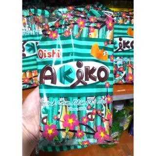 Thùng 10 Gói Snack Que Akiko Oishi nhiều vị (sữa,cafe,phômai,sầu riêng,custas)