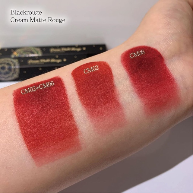 MUA 1 TẶNG 1 Sample - TEM CHÍNH HÃNG - Son kem lì BLACK ROUGE Cream Matt Rouge