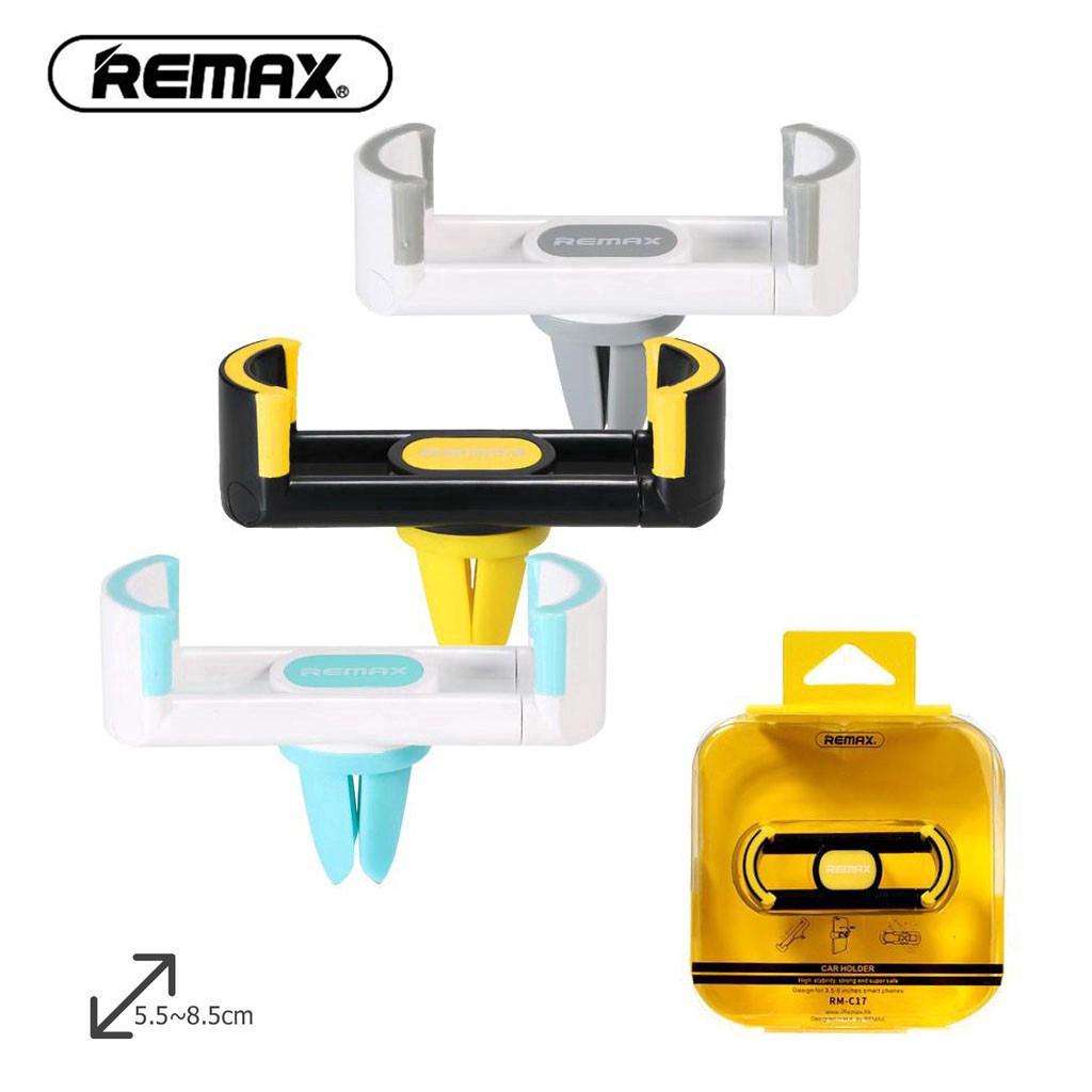 Remax Adjustable Mini Air Vent Car Stand 360 Degree Flexibel Phone Holder