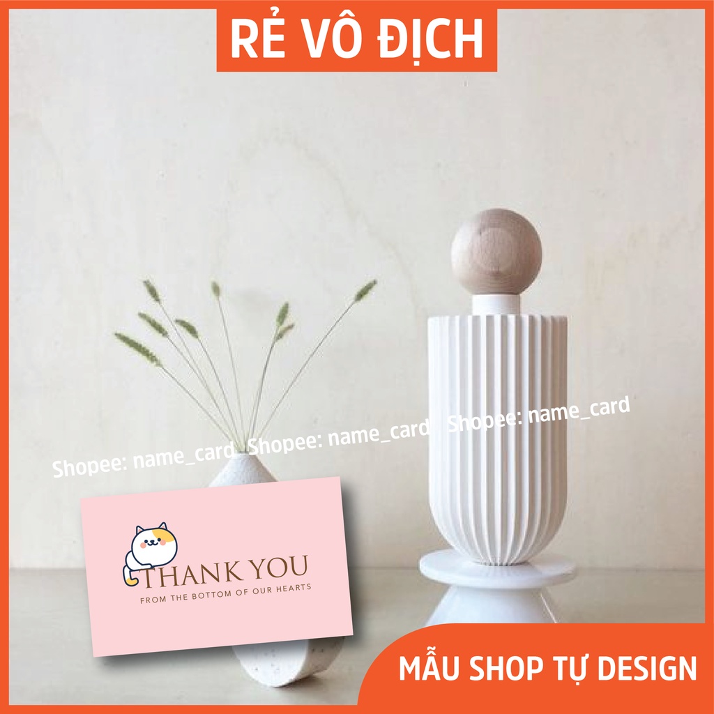 Card cảm ơn, thank you card, card cảm ơn khách hàng, hàng có sẵn