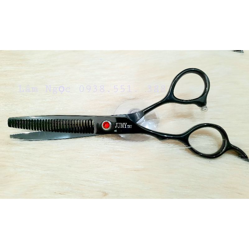 Cặp kéo Cắt LUCKY &amp; Tỉa JUMY nút đỏ Siêu Xịn Xò.