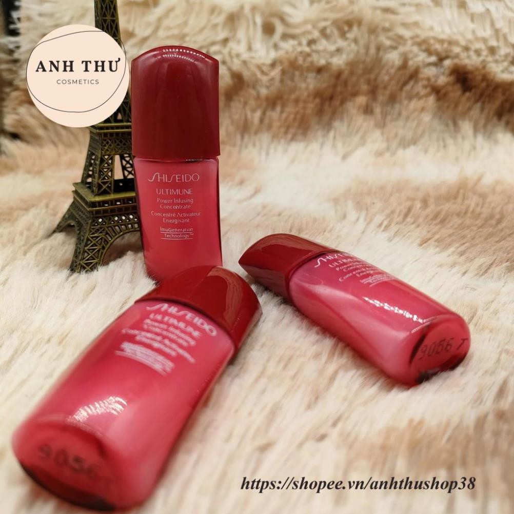 Tinh Chất Dưỡng Da Shiseido Ultimune Power Infusing Concentrate 10ml - bảo vệ làn da khỏe mạnh rạng rỡ