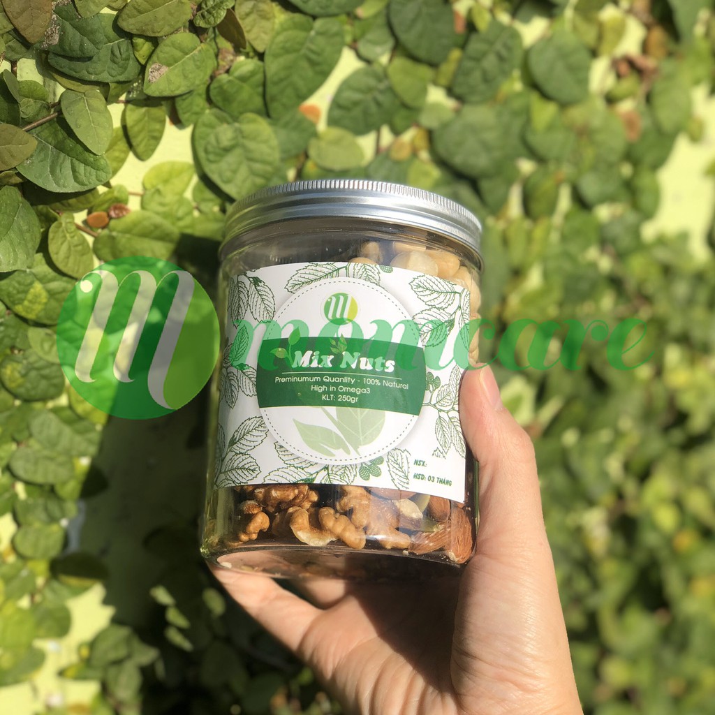 Mixnuts 5 hạt - Tổng hợp 5 loại hạt (macca,óc chó vàng, hạt điều, hạnh nhân, bí xanh)