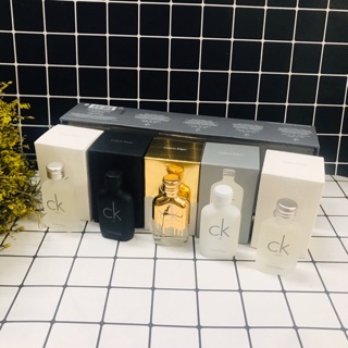 [Giftset] Set Nước Hoa Calvin Klein Unisex Mini Chính Hãng 5 Chai
