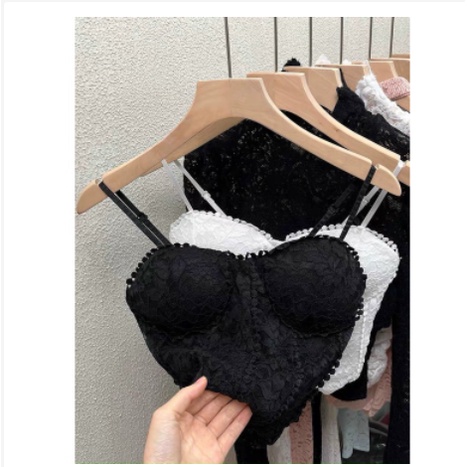 Áo bra hai dây cúp ngực sexxy, Áo lót kiểu đính viền 2 dây AS1873 - NhiNhi Shop