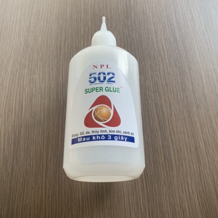 Keo 502 chai lớn 500g - keo dán sắt đa năng