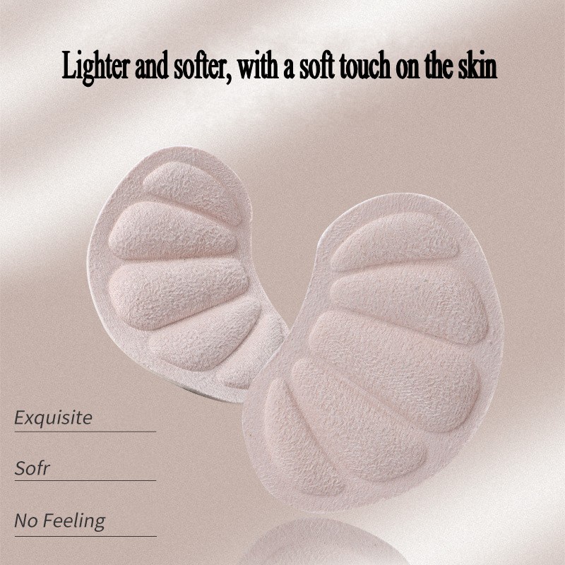 1 Cặp Miếng Lót Giày Mềm Mại Thoáng Khí Hình Vỏ Sò Cho Nam Và Nữ