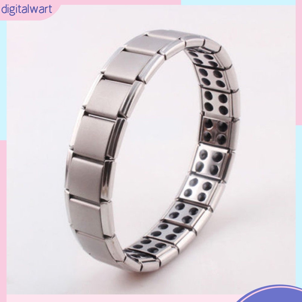 Vòng Đeo Tay Bằng Titan Có Nam Châm Thời Trang Cao Cấp Cho Nam