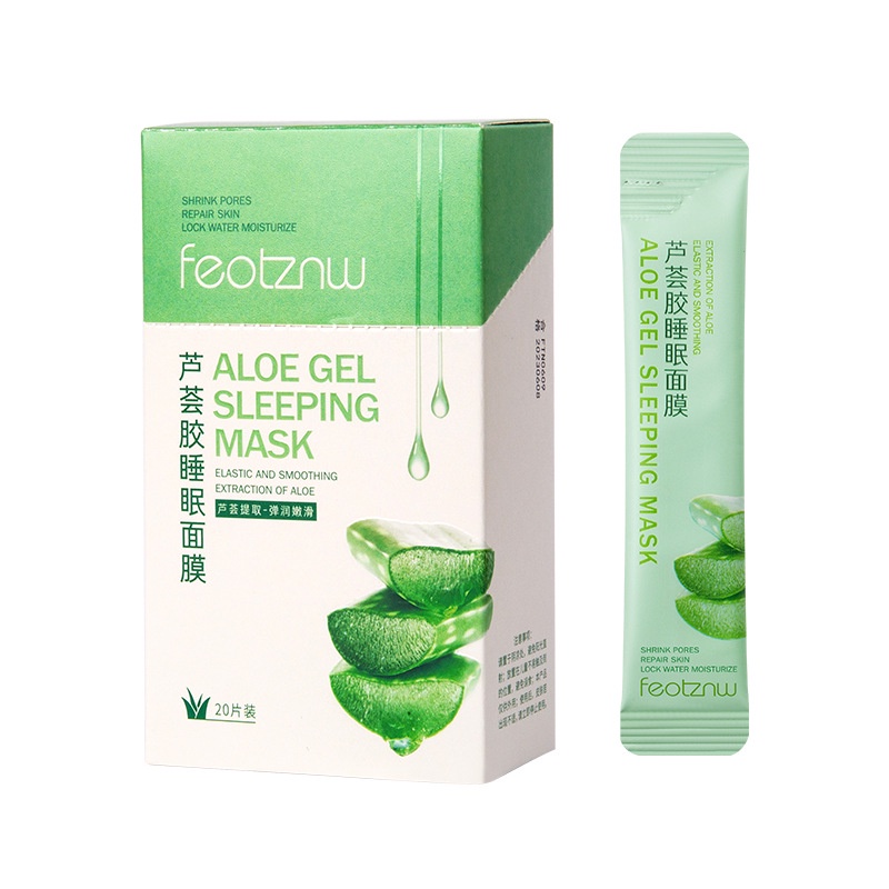 Mặt Nạ Ngủ Dạng Gel Lô Hội Dưỡng Ẩm Làm Dịu Da Se Khít Lỗ Chân Lông*1 gậy