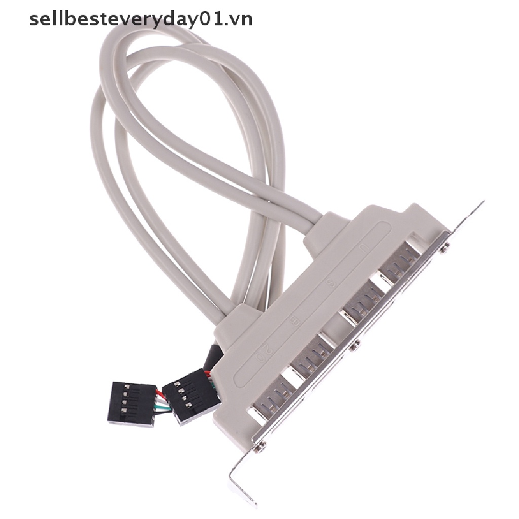 Cáp chuyển đổi 4 cổng cắm mở rộng USB 2.0 sang 9 Pin chuyên dụng cho máy tính bàn