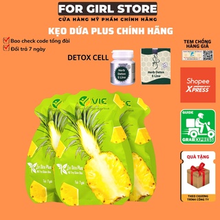 Kẹo Dứa Giảm Cân Chính Hãng VIC Organic Kẹo Giảm Cân Dứa Plus mẫu mới nhất