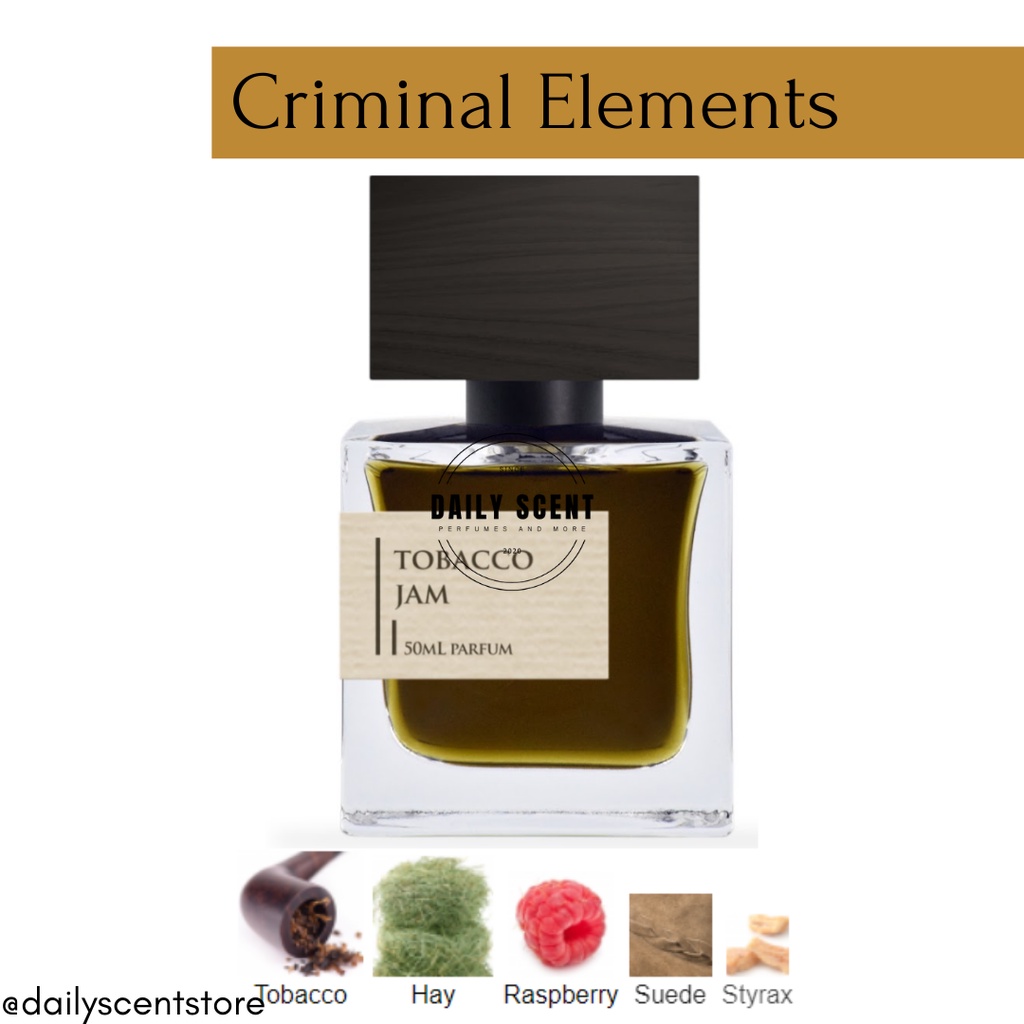 Nước hoa Unisex Criminal Elements Tobacco Jam Parfum - Sản