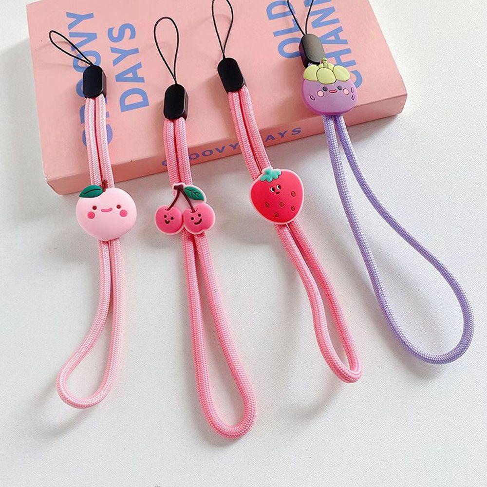 Dây Đeo Điện Thoại / Chìa Khóa Chống Thất Lạc Hình Trái Cây Hoạt Hình Dễ Thương