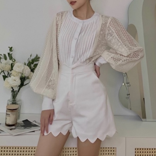 Sơmi phối ren - Hannie Shirt