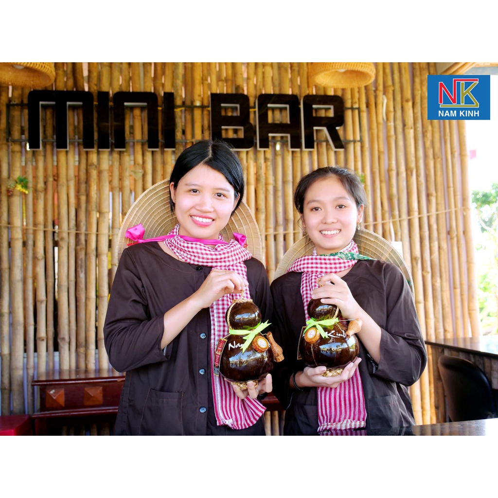 Bình Dừa Hồ Lô Nam Kinh- Đặc sản Bến Tre Chính hiệu- since 2007- Danh tửu