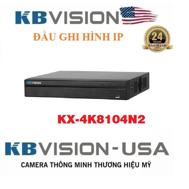 Đầu ghi hình camera IP 4 kênh KBVISION KX-4K8104N2