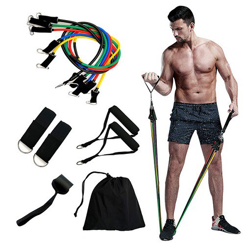 Bộ 5 Dây Ngũ Sắc Tập Full Body Tập Gym kháng lực tại nhà