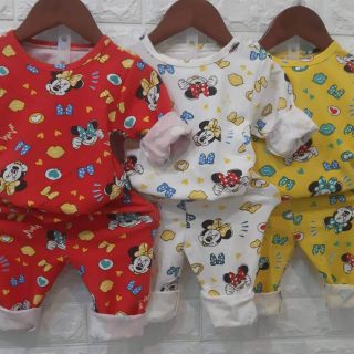 Bộ họa tiết thu đông cho bé trai và gái