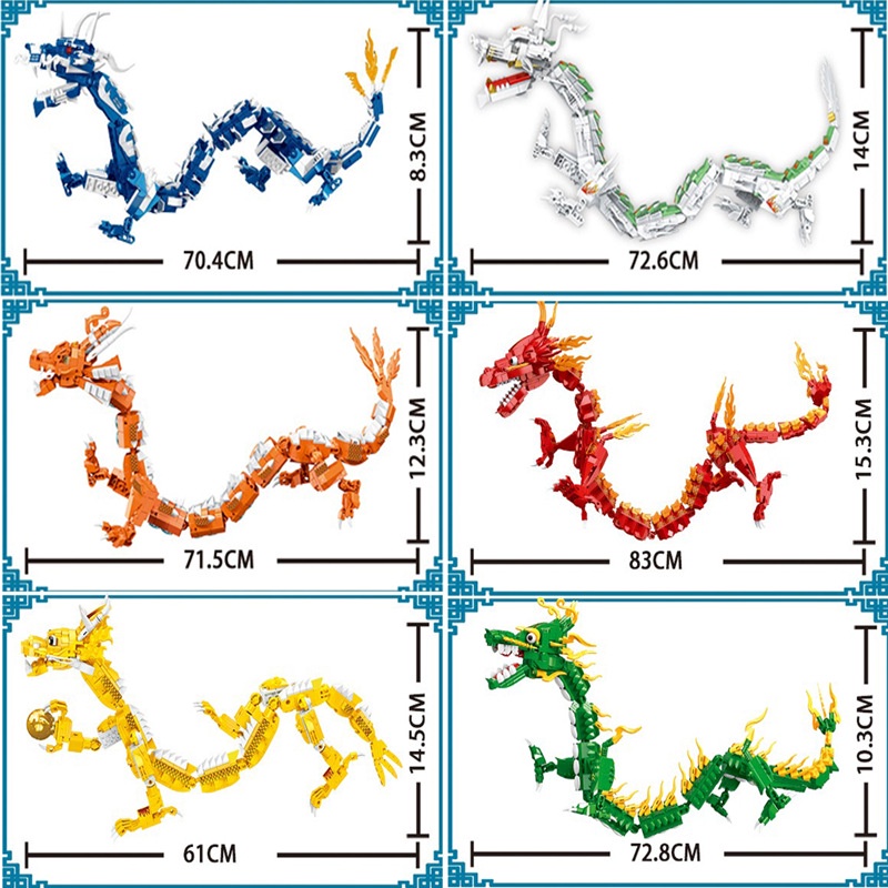 ĐỒ CHƠI LẮP RÁP Rồng châu á ZHEGAO - BrickIsland