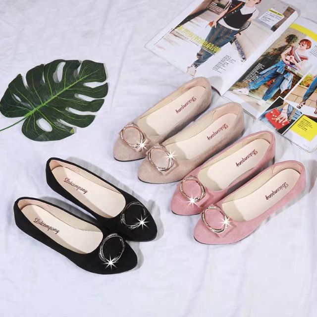 (Order) Giày bệt da lộn full size từ 35-42
