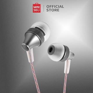 Tai nghe nhét tai dây kim loại Miniso (Nhiều màu)