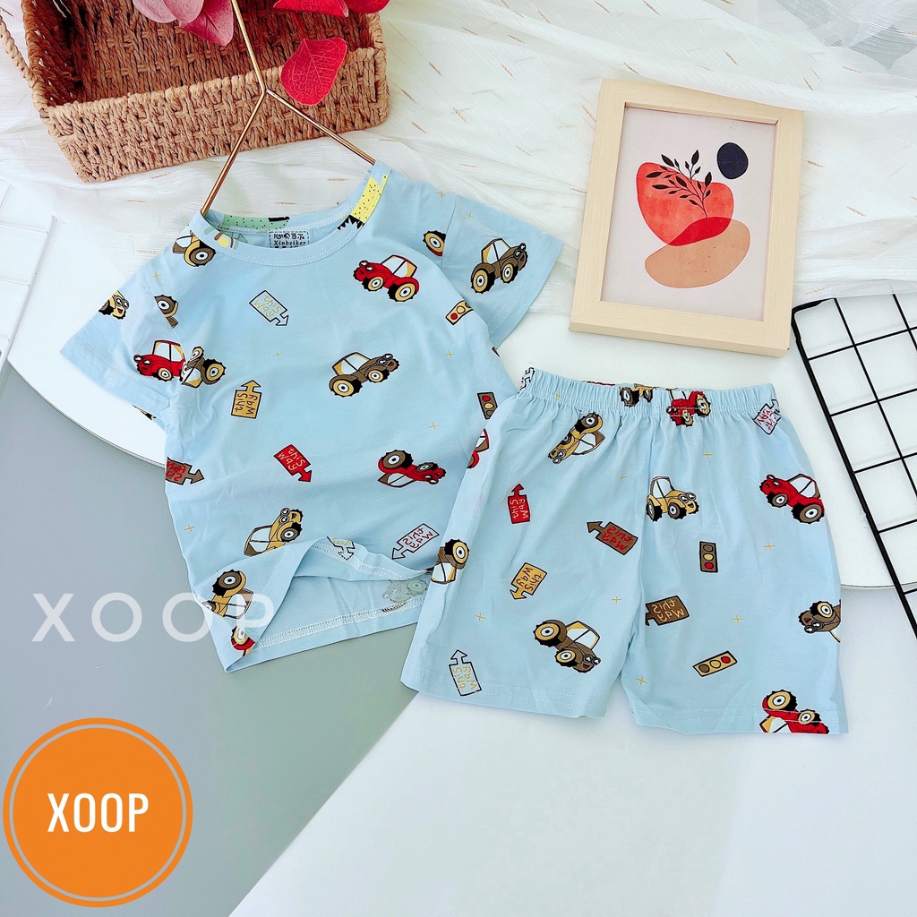 Xả ! Size nhỡ b1  !!!  Bộ cộc xuất hàn in tràn hàng quảng châu cho bé