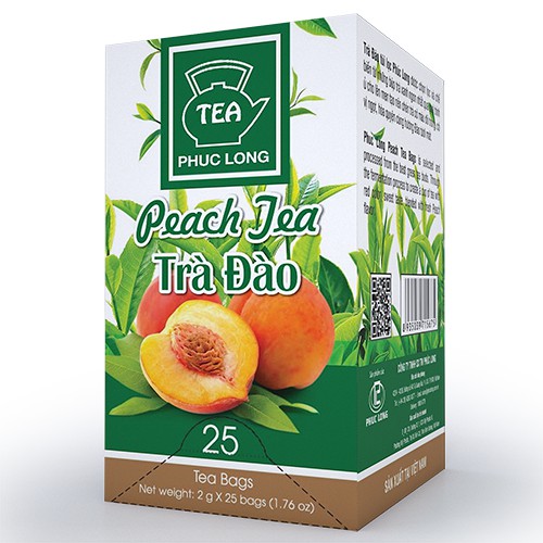 Toàn Quốc Trà Đào Túi Lọc Phúc Long (25 gói) 50g