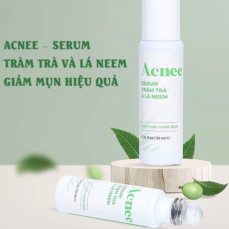 Bộ sản phẩm chăm sóc da mụn LACO ACNEE 10ml tác dụng giúp mờ thâm dưỡng ẩmm giảm mụn